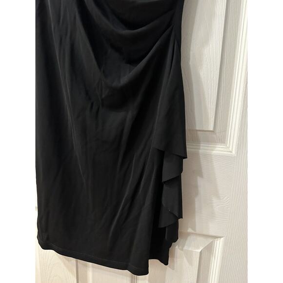Cache Mini Bodycon Strapless Black Cocktail Dress Size Petite - Picture 3 of 6